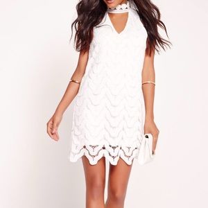 MissGuided Choker Neck Lace Bodycon Dress
